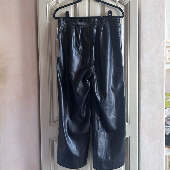 NWT Black Faux Leather Pants - Picture 5 of 6